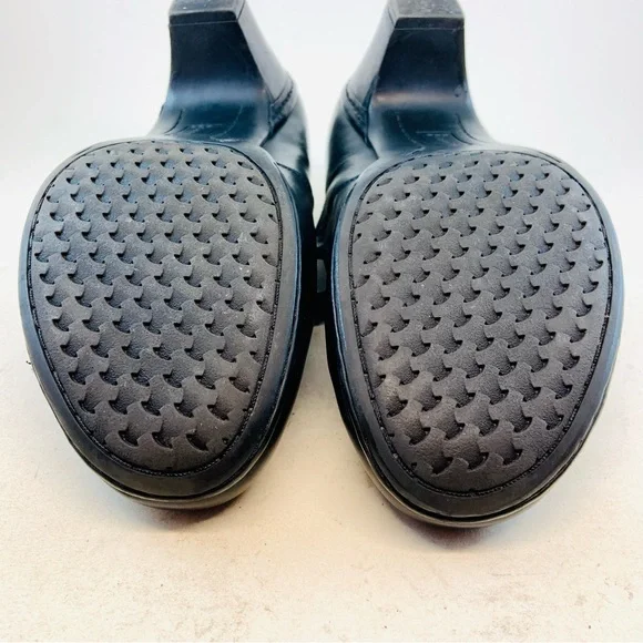 Cobb Hill New Balance Black Sadie Ruche Pleated Mary Jane Heels, size 10 M - Picture 8 of 12